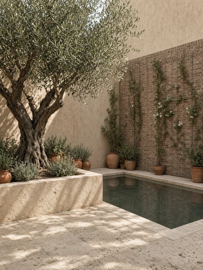 Mediterranean courtyard in Den Haag