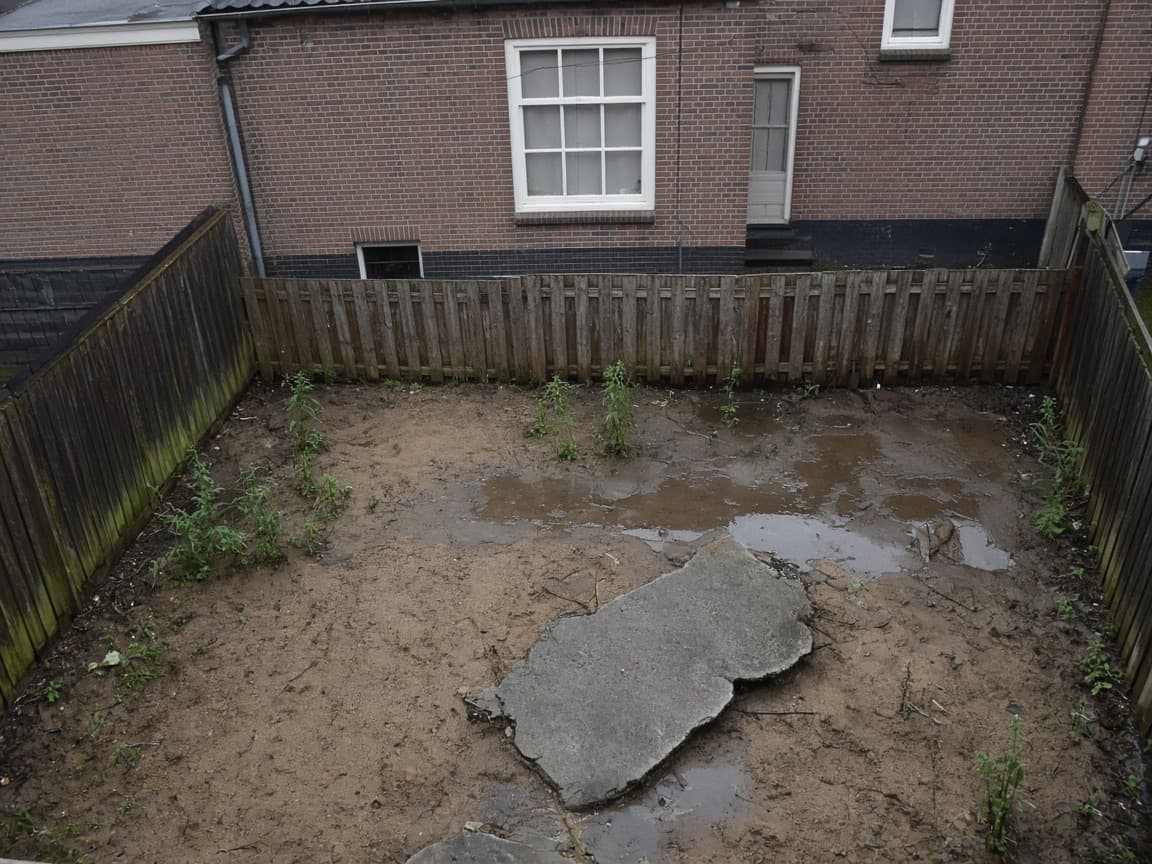 Modern city garden, Existing condition